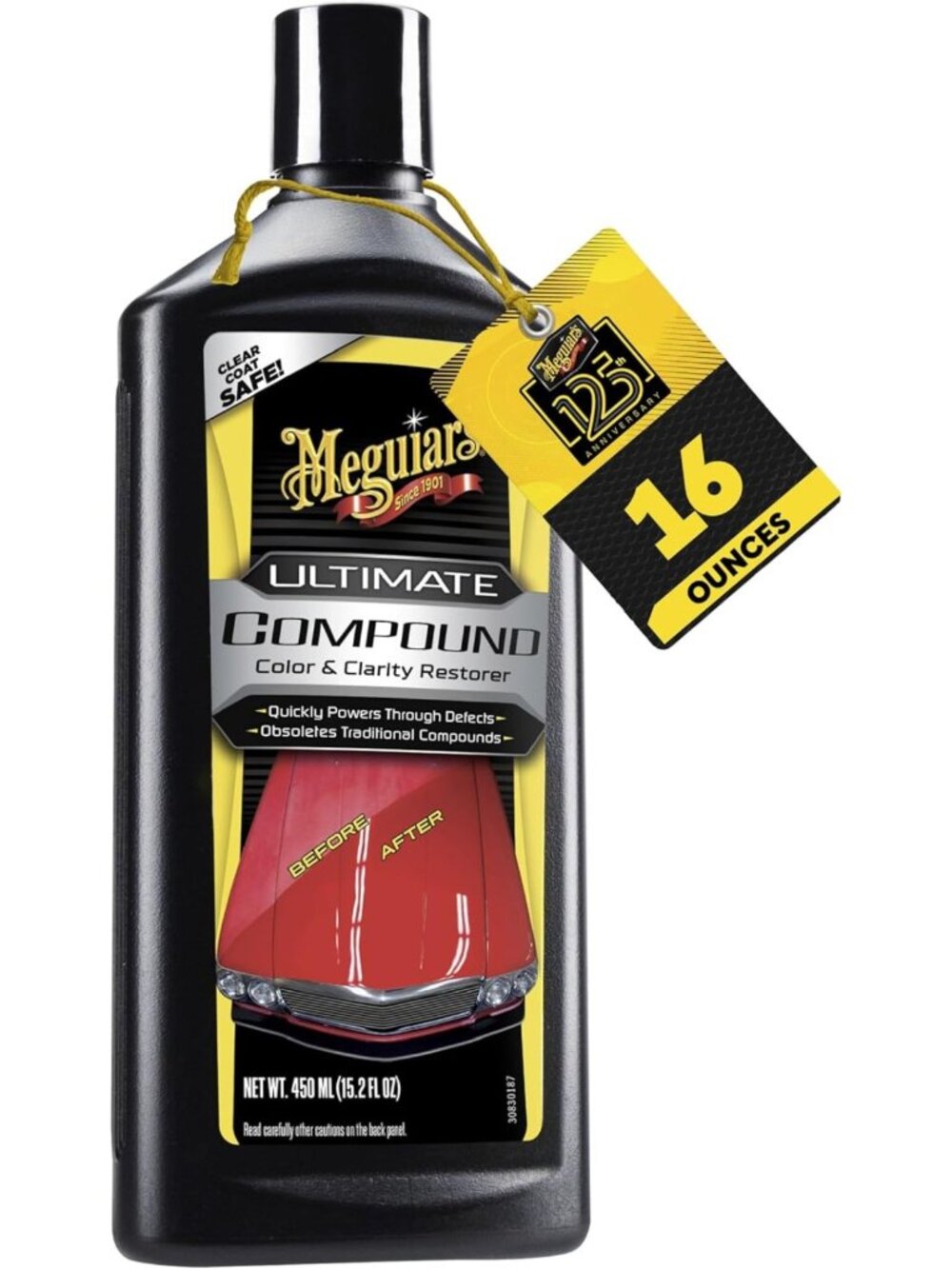 Pro-Grade Car Scratch Remover & Paint Correction Compound - 15.2 Oz, Gloss